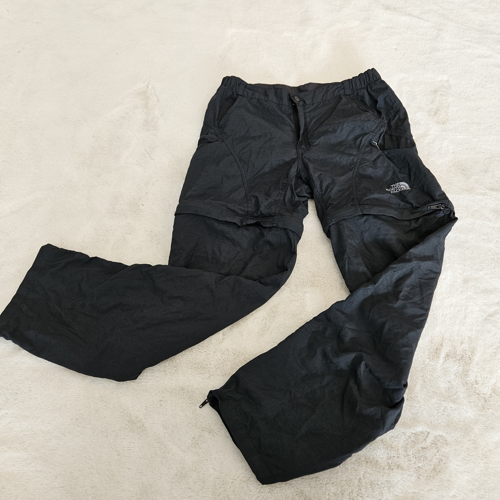 The North Face Black Women's Convertible Outdoor Pants Camping Shorts Pant